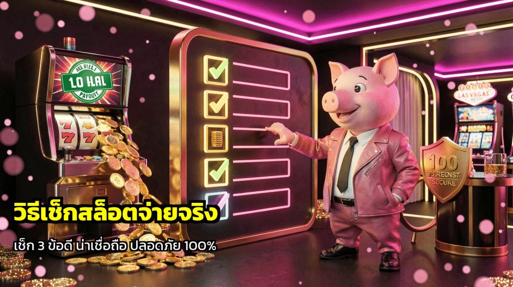 วิธีเช็กสล็อตจ่ายจริง